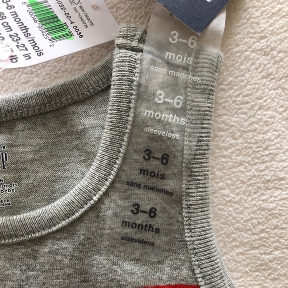 Baby GAP Striped Tank Onesie - Picture 3 of 4